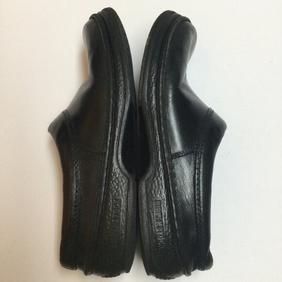Birkenstock Black Leather Clogs Mules Slip On Mens Shoes Size 46 US 13 Germany main image 6
